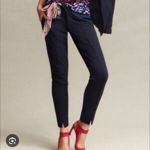 CAbi Navy Trousers Ankle Pants Style 5499 Agency Trousers Sz 6 NWT